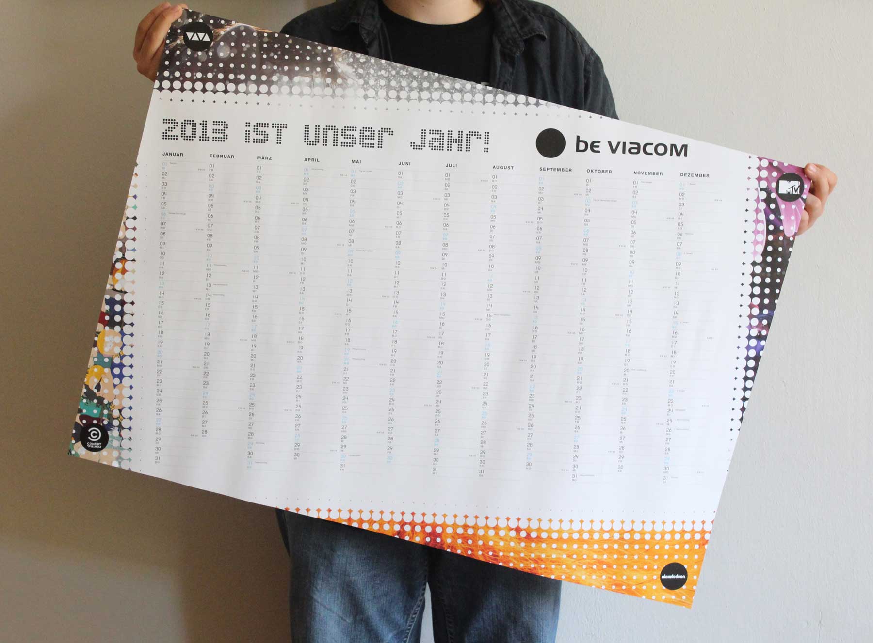 Viacom Wandkalender 2013
