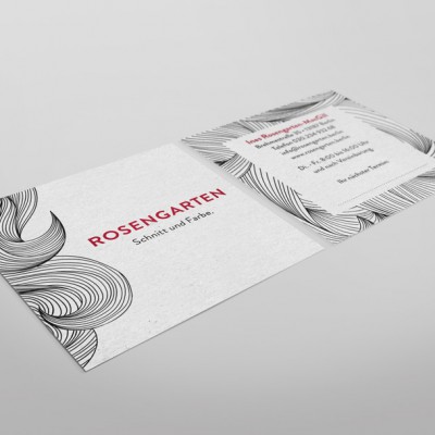 Visitenkarte Rosengarten