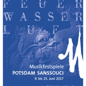 Musikfest Potsdam Sanssouci 2017 Imageplakat