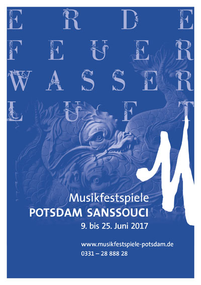 Musikfest Potsdam Sanssouci 2017 Imageplakat