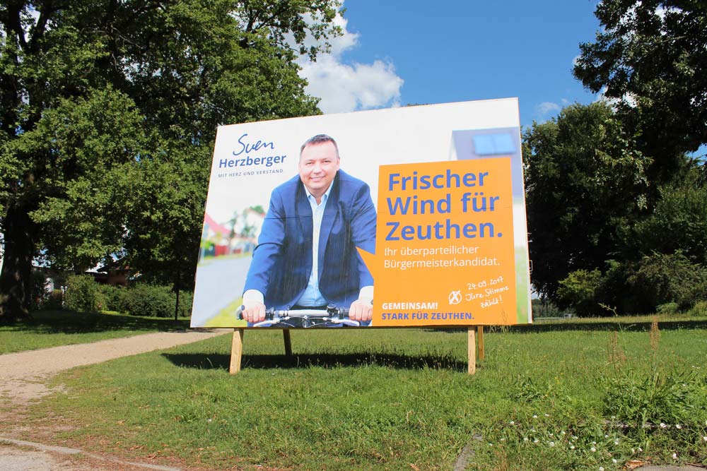 Wahlkampfkampagne Sven Herzberger Zeuthen